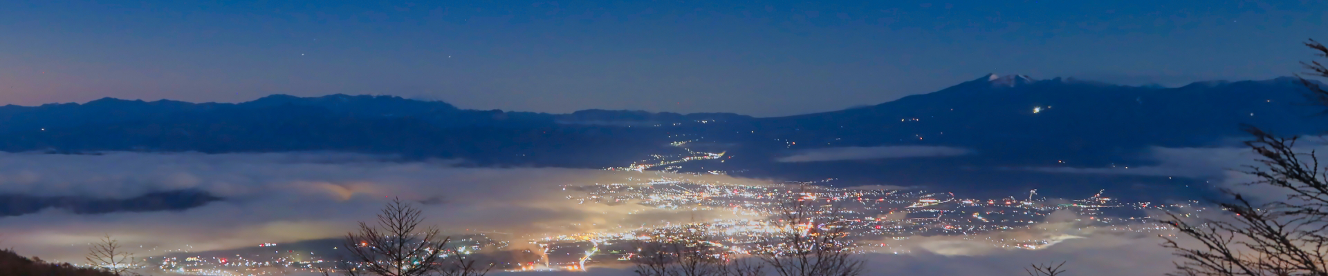 小諸市の夜景